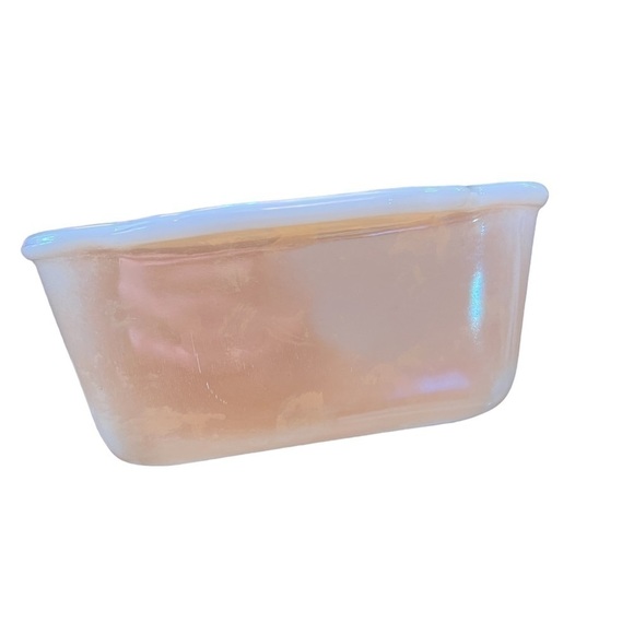 Vintage Fire King Peach Lustre Loaf Pan 50’s/60’s - Picture 5 of 6